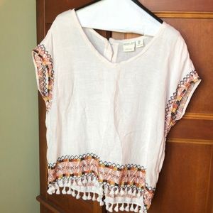 Rachel Zoe linen blouse